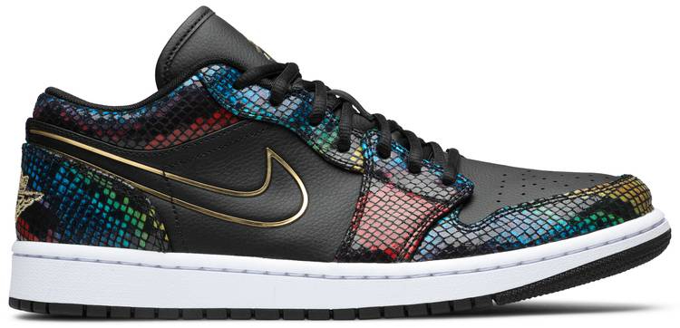 Wmns Air Jordan 1 Low Multi Snakeskin CW5580-001